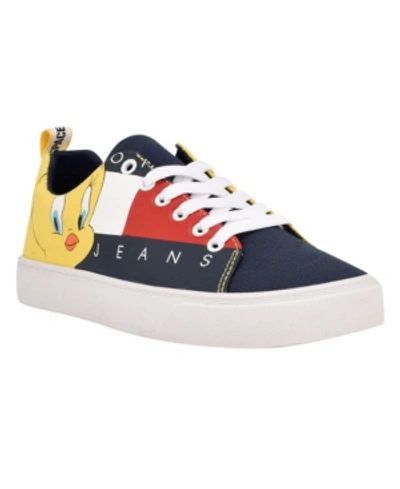 TOMMY HILFIGER WOMEN'S BIRD LOONEY TUNES LACE UP SNEAKERS WOMEN'S SHOES