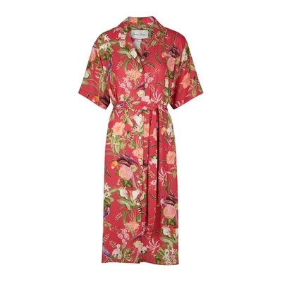 CARA CARA HOBBS PRINTED SHIRT DRESS