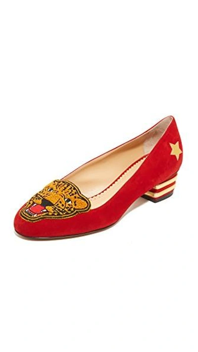 CHARLOTTE OLYMPIA MASCOT FLATS