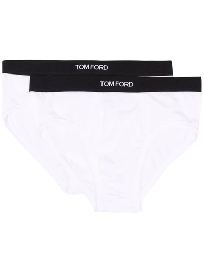 TOM FORD LOGO-WAISTBAND BRIEFS