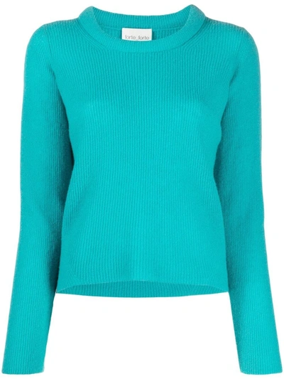 FORTE FORTE RIBBED-KNIT JUMPER