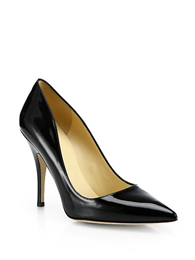 KATE SPADE Licorice Patent Leather Pumps