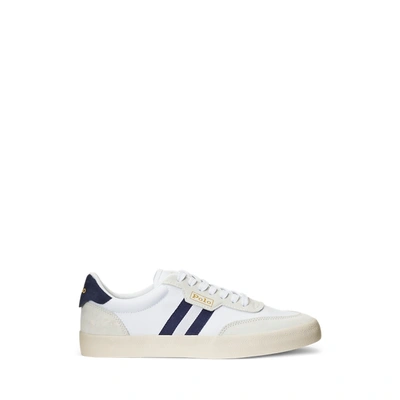 POLO RALPH LAUREN COURT SUEDE & OXFORD SNEAKER