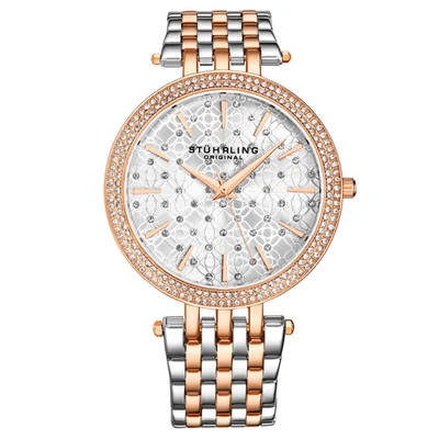 STUHRLING ORIGINAL SYMPHONY QUARTZ SILVER DIAL LADIES WATCH M16260