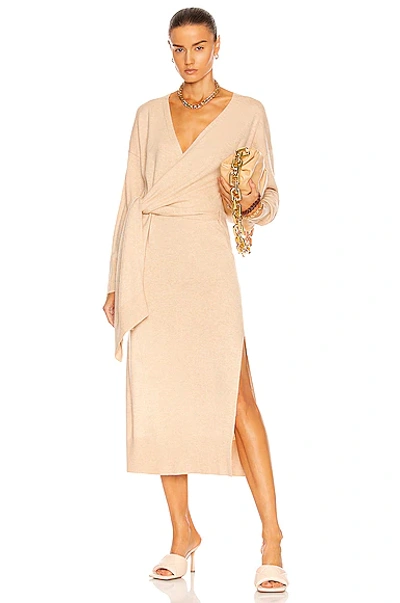 SIMKHAI SKYLA WRAP DRESS