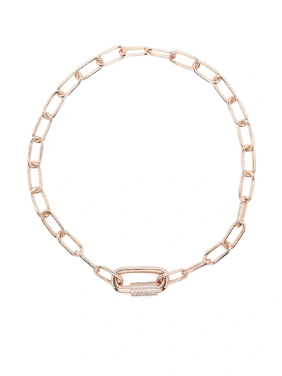 APM MONACO VALENTINE EMBELLISHED CHAIN BRACELET
