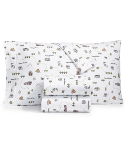 MARTHA STEWART COLLECTION WHIM BY MARTHA STEWART COLLECTION FLANNEL COTTON 4-PC. FULL SHEET SET, CREATED FOR MACY'S BEDDING