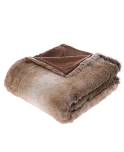HAPPYCARE TEXTILES LUXURY WARM ELEGANT COZY THROW, 60" X 50"