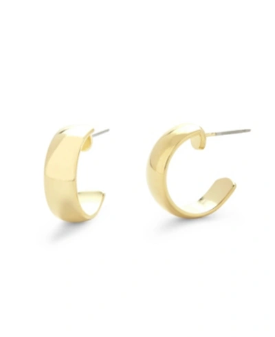 BROOK & YORK 14K GOLD PLATED BLAKE HOOPS EARRINGS