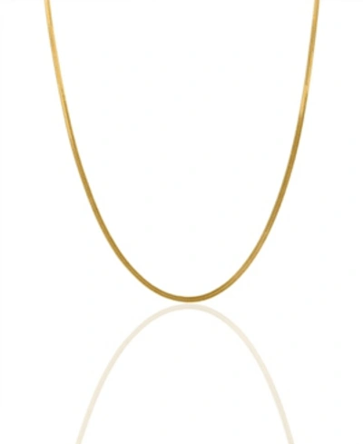 OMA THE LABEL WOMEN'S GIDI 18K GOLD PLATED BRASS 3MM CHAIN, 16"