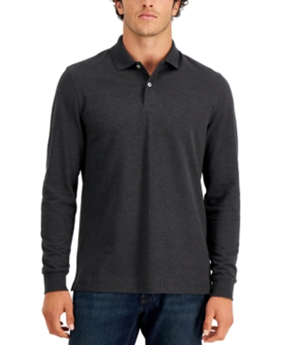 CLUB ROOM MEN'S SOLID STRETCH POLO, CREATED FOR MACY'S