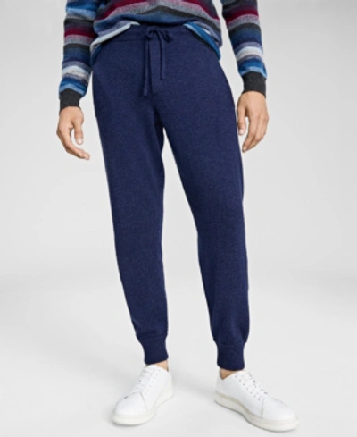 CLUB ROOM MEN'S CASHMERE JOGGER PANTS, CREATED FOR MACY'S