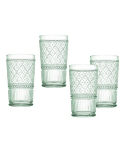 GODINGER CLARO HIGHBALL GLASSES, SET OF 4
