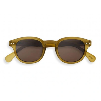 IZIPIZI SUNGLASSES #C BOTTLE GREEN