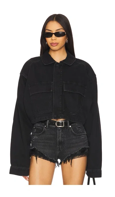 3X1 AMELIA CROP POCKET JACKET