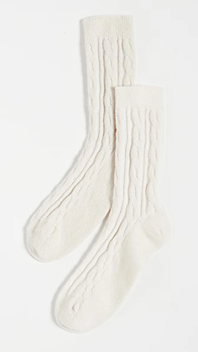 ROSIE SUGDEN CASHMERE BED CREW SOCKS