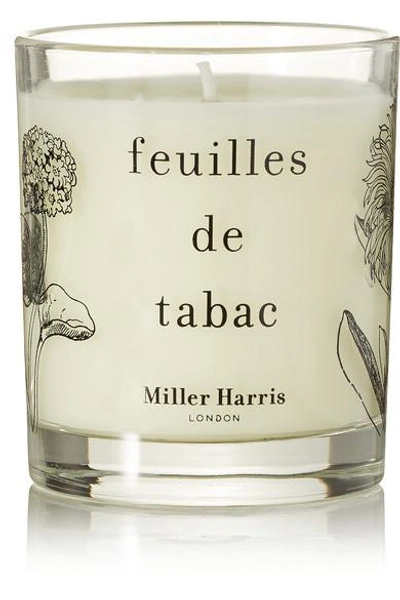 MILLER HARRIS FEUILLES DE TABAC SCENTED CANDLE, 185G