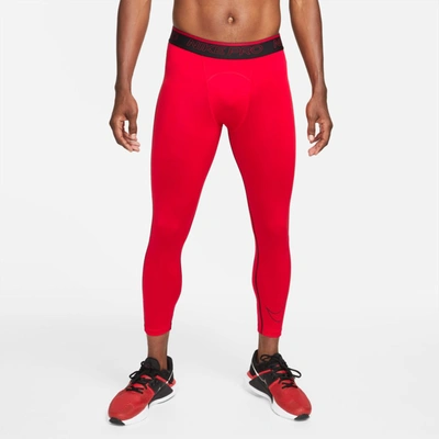 NIKE MEN'S  PRO DRI-FIT 3/4 TIGHTS