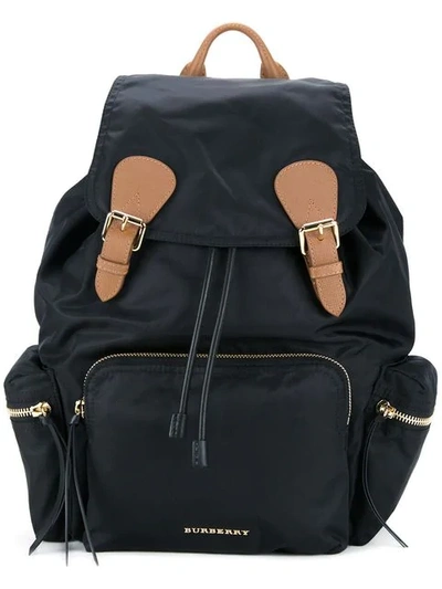 BURBERRY THE LARGE RUCKSACK IN TECHNICAL NYLON AND LEATHER