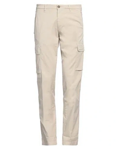 40WEFT 40WEFT MAN PANTS BEIGE SIZE 30 COTTON, ELASTANE