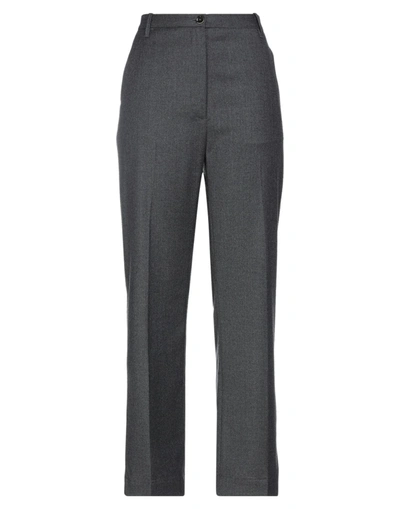 NINE:INTHE:MORNING NINE IN THE MORNING WOMAN PANTS GREY SIZE 32 WOOL, VISCOSE, POLYESTER, ELASTANE