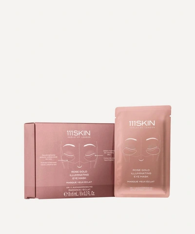 111SKIN 111SKIN ROSE GOLD ILLUMINATING EYE MASK 8 X 6ML