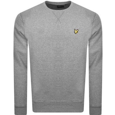 LYLE & SCOTT LYLE AND SCOTT CREW NECK SWEATSHIRT GREY