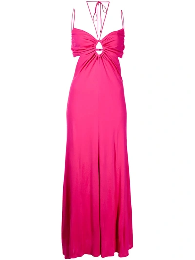 MANNING CARTELL ATOMIC CUT-OUT SLIP DRESS