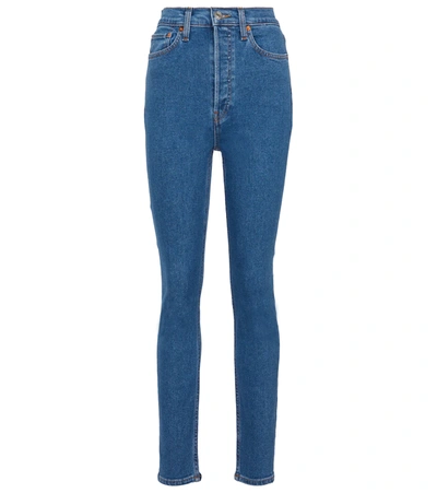 RE/DONE 90S ULTRA HIGH-RISE SKINNY JEANS