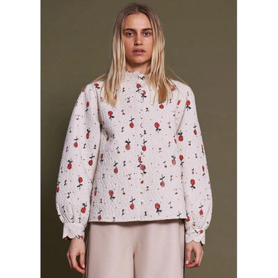 STELLA NOVA STELLA NOVA MABEL COTTON JACKET - CREAM CHERRIES