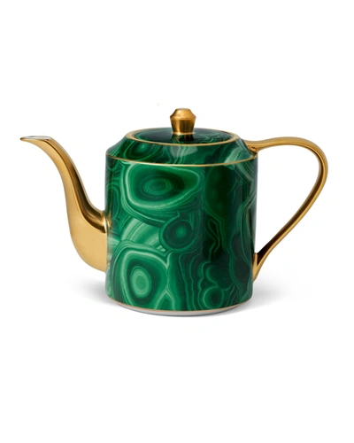 L'OBJET MALACHITE TEA POT