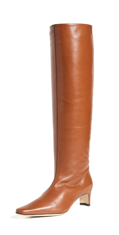 STAUD WALLY BOOTS TAN