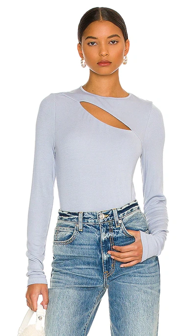 LAMADE VERGE PEEK A BOO LONG SLEEVE TOP