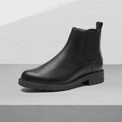 CLARKS Clarks其乐女鞋切尔西靴2021秋季新款潮流时尚简约复古及踝女靴