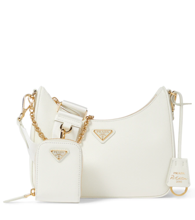 PRADA RE-EDITION 2005 SMALL LEATHER SHOULDER BAG