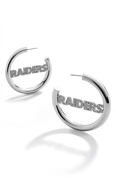 BAUBLEBAR RAIDERS NFL HOOP EARRINGS