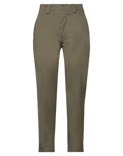 TRUE NYC TRUE NYC WOMAN PANTS MILITARY GREEN SIZE 26 COTTON, ELASTANE