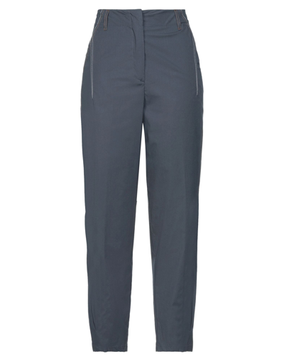 BEATRICE B BEATRICE .B WOMAN PANTS LEAD SIZE 4 COTTON, ELASTANE