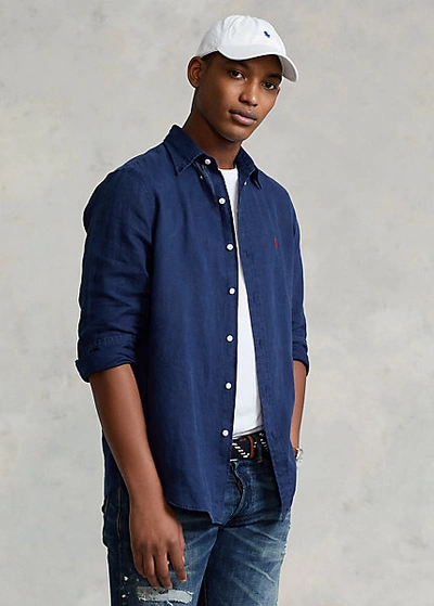 POLO RALPH LAUREN CLASSIC FIT LINEN SHIRT