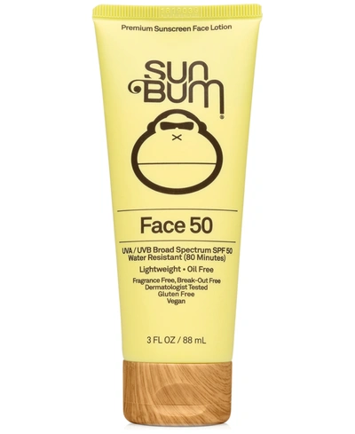 SUN BUM FACE LOTION SPF 50, 3-OZ.