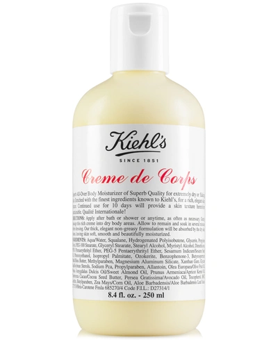 KIEHL'S SINCE 1851 CREME DE CORPS BODY LOTION WITH COCOA BUTTER, 8.4 OZ.
