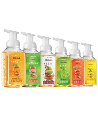 LOVERY HAND FOAMING SOAP IN CITRUS BLEND, LEMON, ORANGE, POMELO, LIME, PINK GRAPEFRUIT, MOISTURIZING HAND S