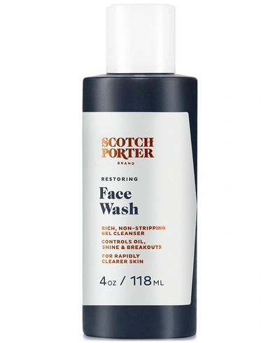 SCOTCH PORTER RESTORING FACE WASH, 4-OZ.