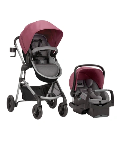 EVENFLO PIVOT MODULAR TRAVEL SYSTEM WITH SAFEMAX INFANT CAR SEAT