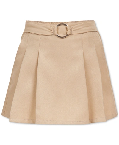 NAUTICA LITTLE GIRLS UNIFORM BELTED PLEATED SCOOTER SHORTS