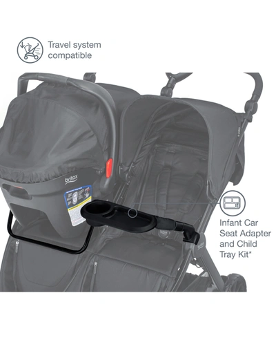 BRITAX B-LIVELY DOUBLE INFANT CAR SEAT ADAPTER AND CHILD TRAY