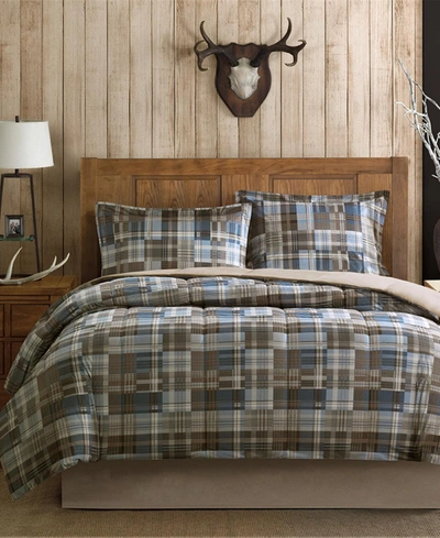 WOOLRICH WHITE RIVER REVERSIBLE 2-PC. COMFORTER SET, TWIN