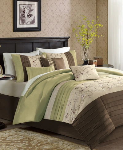 MADISON PARK SERENE 7-PC. COMFORTER SET, CALIFORNIA KING