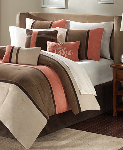 MADISON PARK PALISADES 7-PC. COMFORTER SET, CALIFORNIA KING