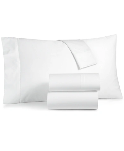 CHARTER CLUB SOLID 550 THREAD COUNT 100% COTTON 4-PC. SHEET SET, KING, EXCLUSIVELY AT MACY'S